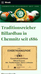 Mobile Screenshot of billard-krausse.de